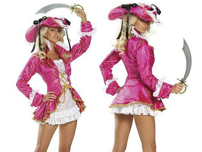 Pink Pirate Costume