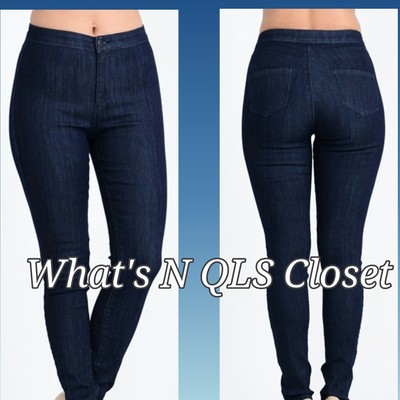 Navy jeans