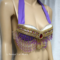 Espeon Bra Cosplay Dance Costume Rave Bra Rave Wear Halloween Burlesque Show Girl - Thumbnail 2