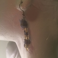 $2 Buck Deal- Beaded Drop Earrings - Thumbnail 2