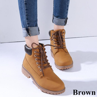 Fashion Lace up Martin Boots - Thumbnail 1