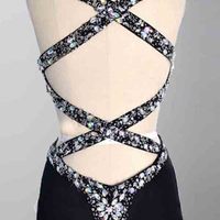 gorgeous prom dresses,Red A-line Straps Sweep Brush Train Chiffon Evening Dress Prom Dresses SP8441 - Thumbnail 1