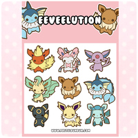 Eeveelution Sticker Pack - Thumbnail 3