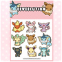 Eeveelution Sticker Pack-3