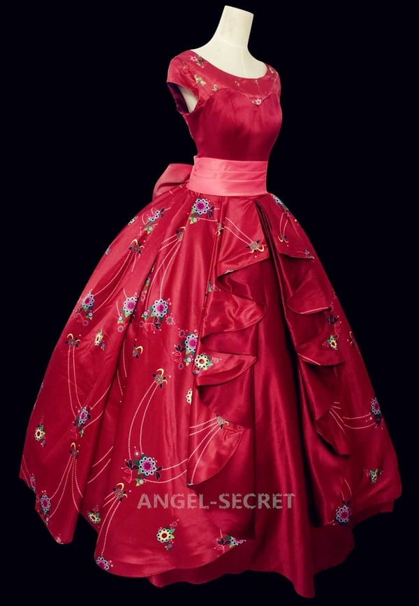 P310 elena of avalor costume movie cosplay princess party custom made dress gown