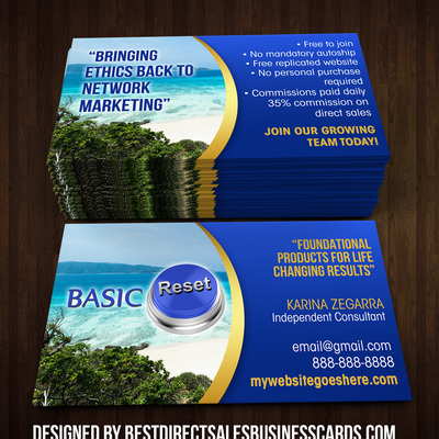 Basic reset business card - 1