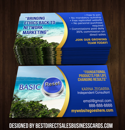 Basic Reset Business Card - 1