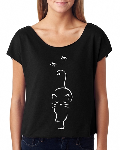 KITTY Ladies Terry Dolman Tee # 3001Blk