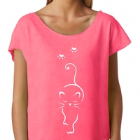 KITTY Ladies Terry Dolman Tee # 3001Blk - Thumbnail 2