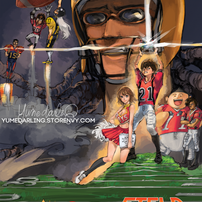 Poster print: eyeshield 21 "field wars" 