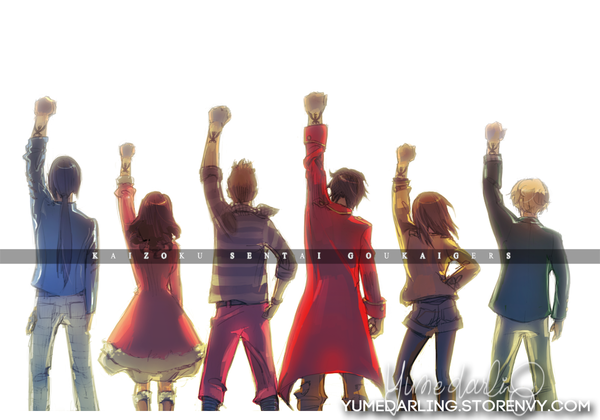 Poster Print: Gokaigers "Nakama" 