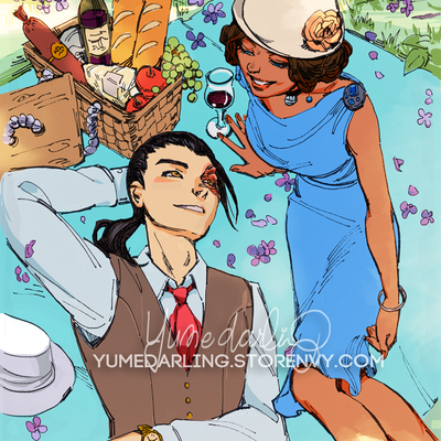 Poster print: zuko and katara "lilac"  - Thumbnail 3