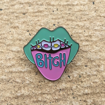 Bitch Enamel Pin