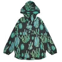 Harajuku Cactus Loose Hoodie Windbreaker - Thumbnail 3