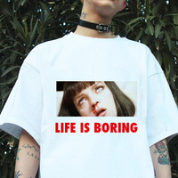 Free Shipping-LIFE IS BORING TEE - Thumbnail 1