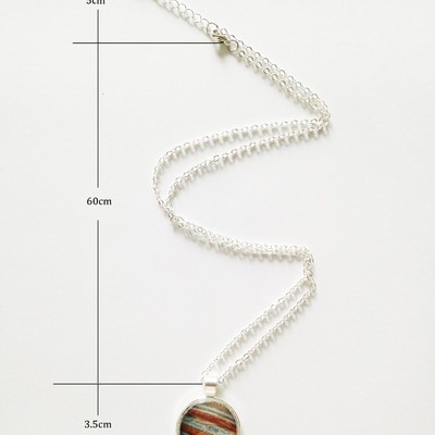 Third eye pendant necklace blue chakra necklace  - Thumbnail 4