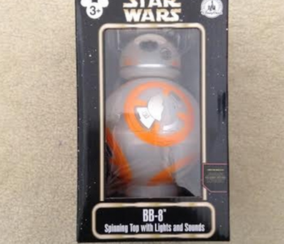 (New with box) BB-8 Spinning Top with Lights and Sounds by Authentic Orignal Disney Parks
