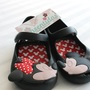 Black Minnie & Mickey Jelly shoes-2