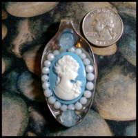 Woman Figure Spoon Pendants (2 Styles) - Thumbnail 1