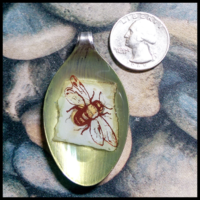 Bugs, Butterflies and Bees Spoon Pendants (5 Styles) - Thumbnail 1