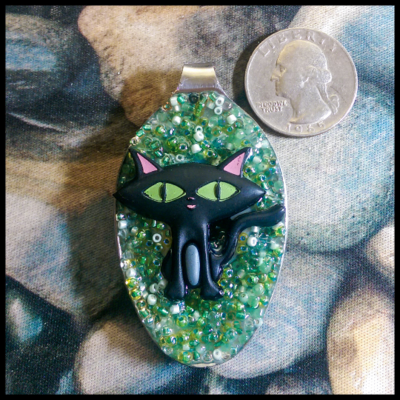 Cat themed spoon pendants (3 styles)