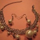 Glass Pearl Bracelet & Earring Set - Thumbnail 2