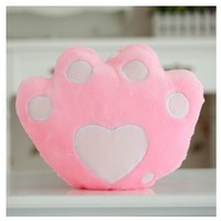 Colorful Body Pillow bear's paw Glow LED Luminous Light Pillow Cushion Soft Relax Gift Smile 3 Colors Body Pillow - Thumbnail 4
