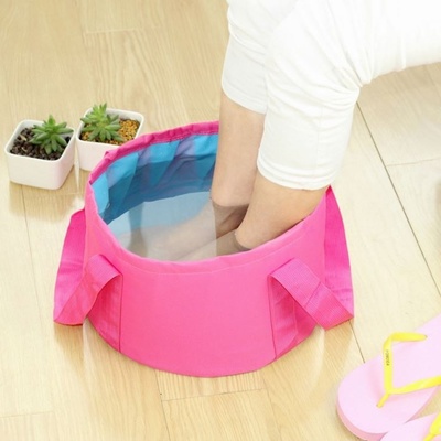 Travel outdoor portable wash basin toiletry bag