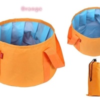 Travel Outdoor Portable Wash Basin Toiletry Bag - Thumbnail 2