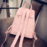 New Fashion Double Belts Backpack Pull Cover Style Leisure Bag - Thumbnail 1