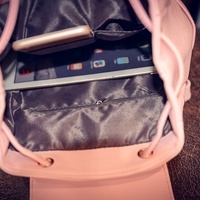 New Fashion Double Belts Backpack Pull Cover Style Leisure Bag - Thumbnail 3