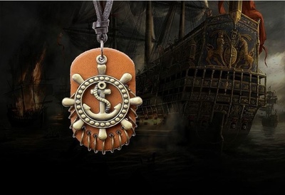 Fashion Accsessories Men's Necklace Caribbean Pirates Style Pendant
