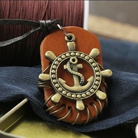 Fashion Accsessories Men's Necklace Caribbean Pirates Style Pendant - Thumbnail 3