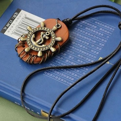 Fashion accsessories men's necklace caribbean pirates style pendant