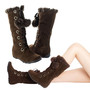 "Mary" Pom Pom Fur Winter Boots-3