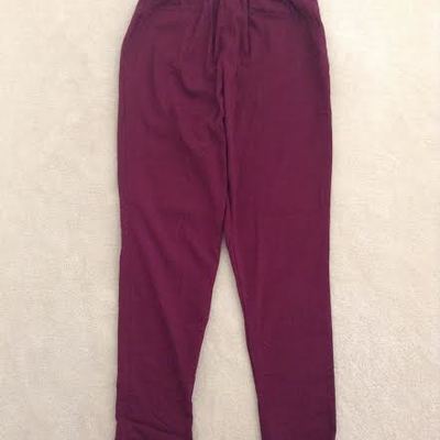 Thrifted burgandy pants