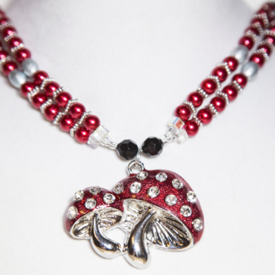 Mushroom necklace - Thumbnail 2