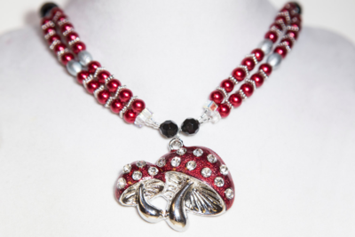 Mushroom Necklace