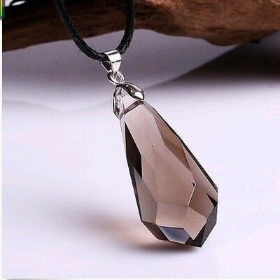 Beautiful natural smoky quartz pendant,pendulum, crystal healing