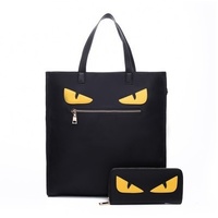 New Style Cartoon  Handbag Simple Bulk Monster Fashion Shoulder Bag - Thumbnail 4