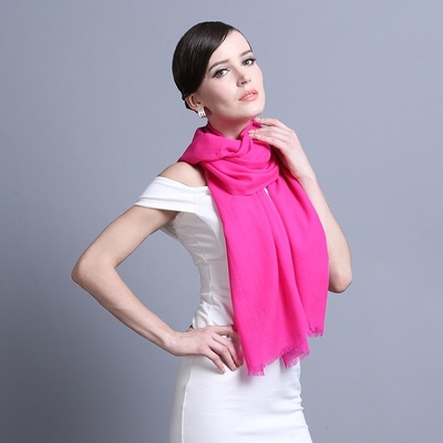 Keep warm scarf wool hot style pure color shawls long wipes