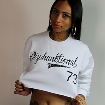 Team Disphunktional Crop Top CrewNeck