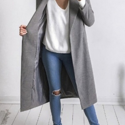 Carli long wool coat