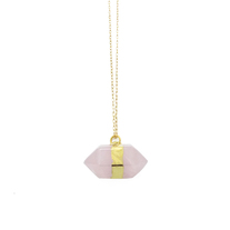 Petite Rose Quartz Necklace