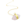 Petite Rose Quartz Necklace-1