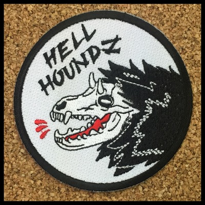 Hell houndz embroidered patch