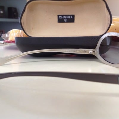 100% authentic chanel rare sunglasses