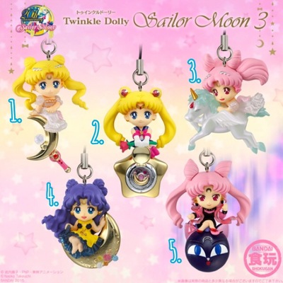 Sailor moon twinkle dolly figurines