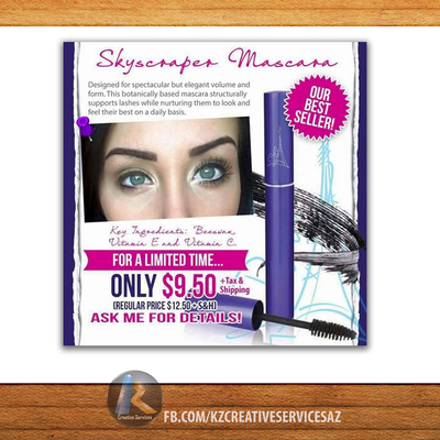 Acti-labs 4.5x4.5 mascara promo blitz