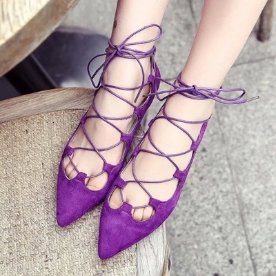 New spring and summer fashion personality pointed low straps crocs shoes